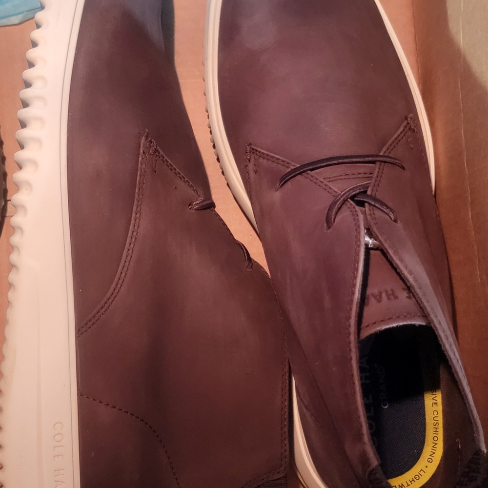 Cole Haan Men's Dark Brown Chukka Boots